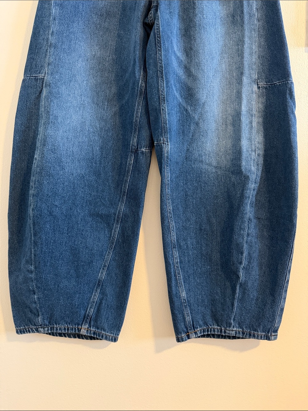 Pilcro Anthropologie The Georgia Barrel Leg Jeans Women's 29 High Rise Med Wash - Picture 6 of 11